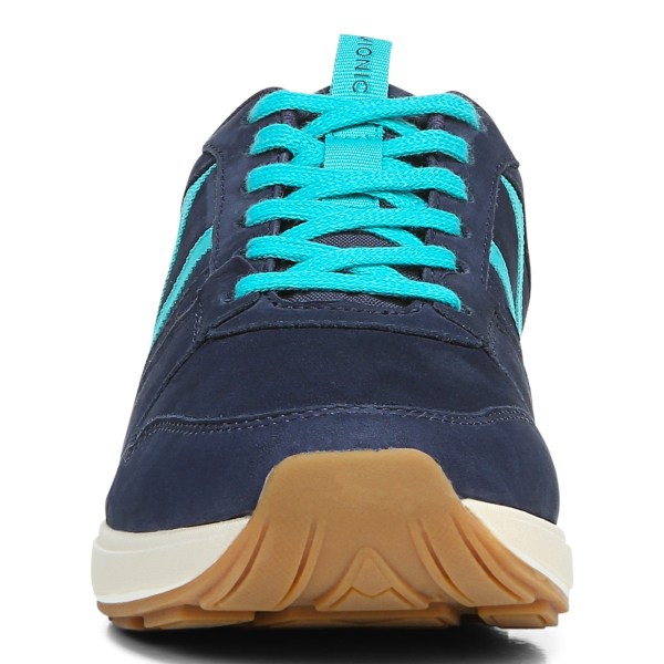 Vionic Trainers Ireland - Rechelle Sneaker Navy - Womens Shoes On Sale | OKUXI-6387